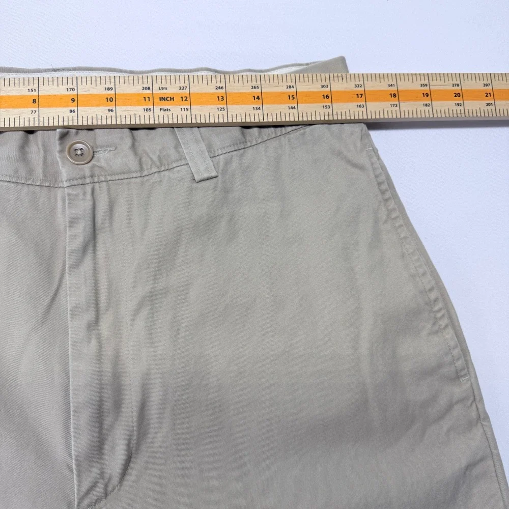 Banana Republic Emerson Chino Pants Mens 34x30 Khaki Tan Straight Leg Cotton